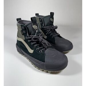 VANS Gore Tex MTE Sk8-Hi Insulated Hiking Shoes Boots Green Men's 7.5 *NEW* $150